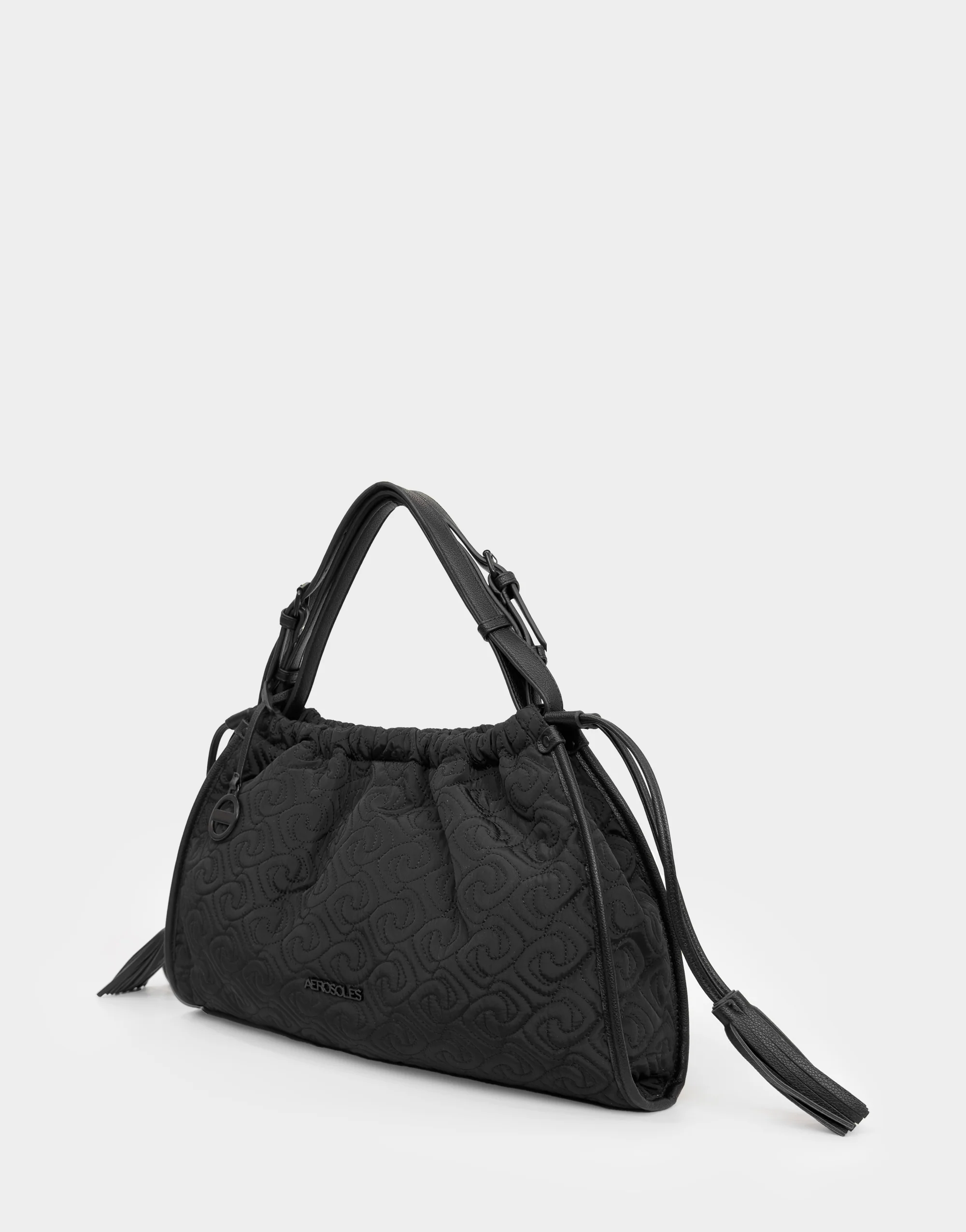 Serena Quilted Drawstring Tote Bag * Final Sale* - Image 2