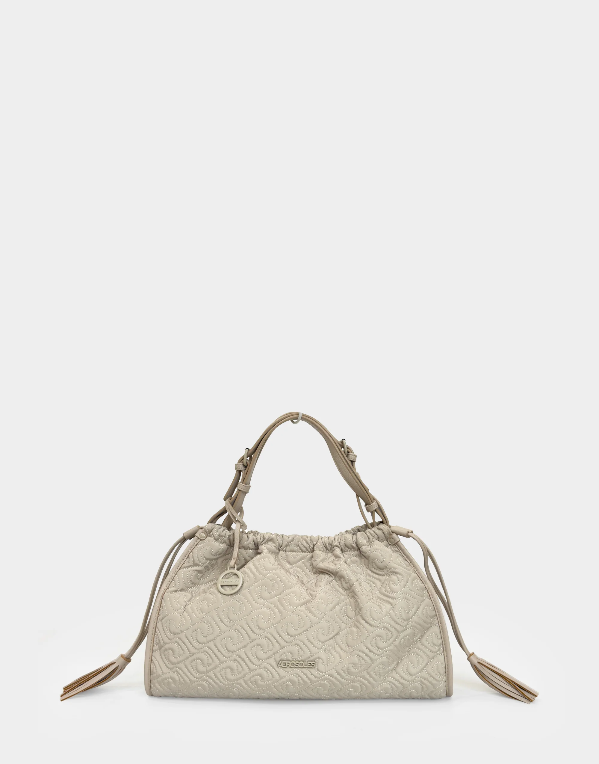 Serena Quilted Drawstring Tote Bag * Final Sale*