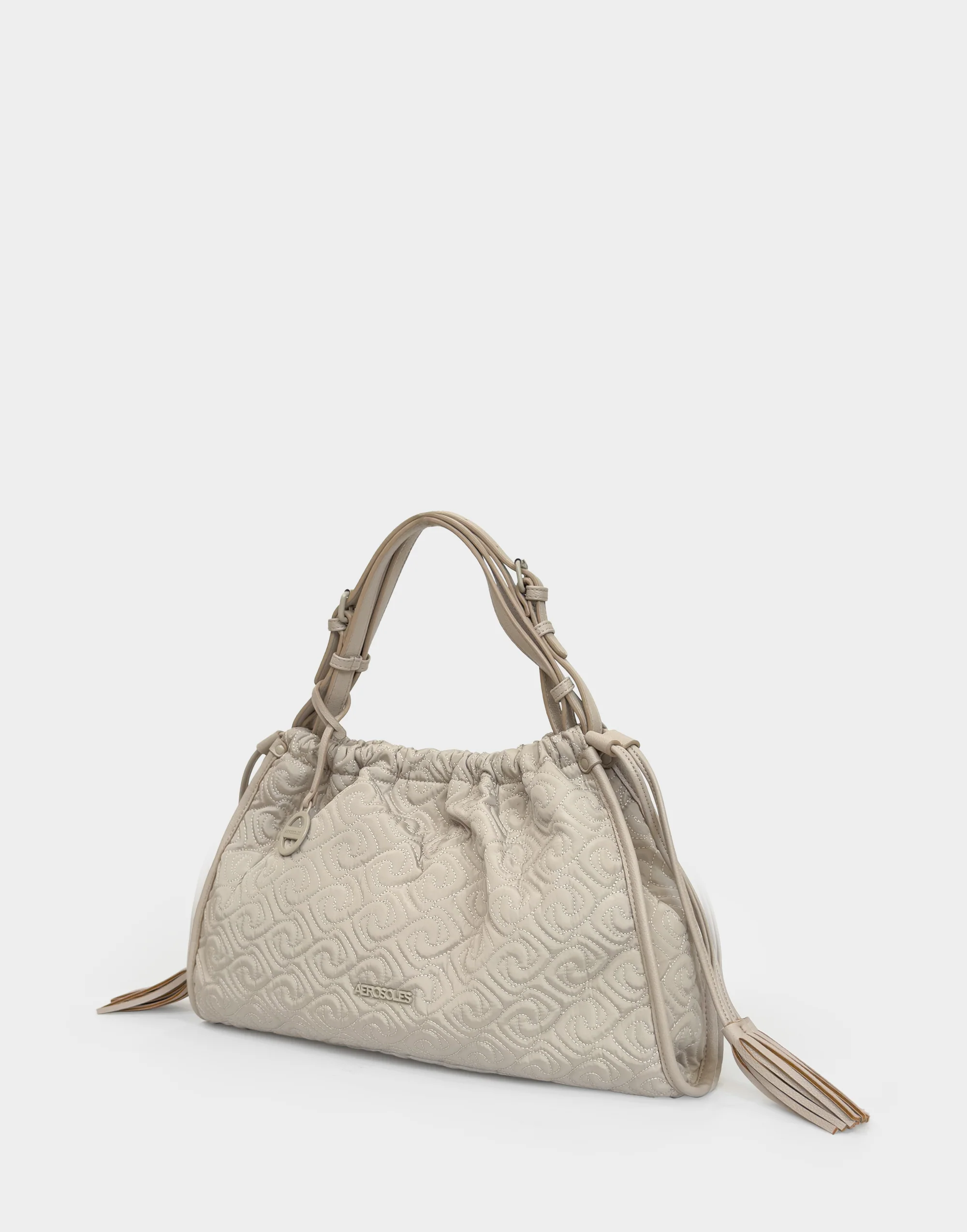 Serena Quilted Drawstring Tote Bag * Final Sale* - Image 2